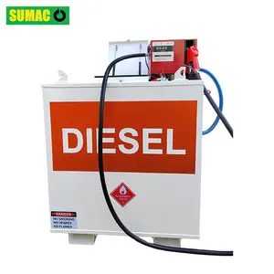 Sumac Custom 1000L Automatic Fuel Tank Gauge Portable Fuel Station For Fuel Gasoline Station