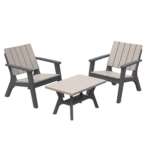 Conjunto de Bistró Moderno para Exteriores, Conjunto de Patio, Silla y Mesa para Exteriores Más Vendidos - Conjunto de Bistró <span class=keywords><strong>Bondi</strong></span> con Mesa - Product Image 1