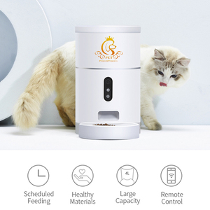 Distributeur automatique de nourriture pour animaux de compagnie EUR PET, contrô<span class=keywords><strong>le</strong></span> par application téléphonique, Wifi intelligent, <span class=keywords><strong>rappel</strong></span> automatique avancé, programmable, pour chat et chien - Product Image 2