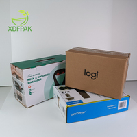 Boîtes d'emballage de boîte en carton pour emballage de chargement de marchandises de petite entreprise boîte en carton principal de taille personnalisée