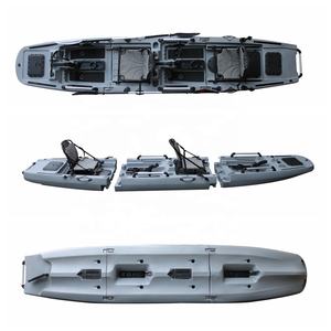<span class=keywords><strong>Kayak</strong></span> de <span class=keywords><strong>Pesca</strong></span> con Motor de 14.5 Pies, <span class=keywords><strong>Kayak</strong></span> de Pedales para <span class=keywords><strong>Pesca</strong></span>, <span class=keywords><strong>Kayak</strong></span> Modular de Tres Secciones Desmontables para un Fácil Transporte - Product Image 3