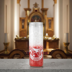 热卖七个非洲大国Elegua Orisha 7天玻璃教堂精神蜡烛批发布吉天主教 - Product Image 6