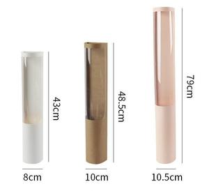 Nuova Scatola per Fiori di Lusso Goffrata Riciclabile per Bouquet, Festa della Donna, Festa della Mamma, Scatola per Rosa Singola, Scatola a Ramo con Finestra Trasparente - Product Image 5