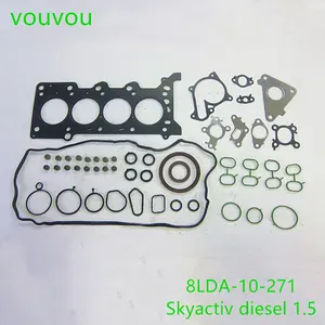 ชุดปะเก็นฝาสูบเหล็กสำหรับ <span class=keywords><strong>3</strong></span> (14-18) สำหรับ <span class=keywords><strong>2</strong></span> (14-20) CX-<span class=keywords><strong>3</strong></span> (15-20) เครื่องยนต์ดีเซล 1.5 Skyactiv รุ่น 8LDA-10-271 - Product Image 1