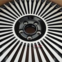 Jantes en alliage forgé 6061-T6 Aero Turbine personnalisées, face usinée argentée, 20, 21, 22 pouces, jantes légères pour Mercedes EQS BMW