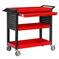 Chariot à outils roulant à 3 niveaux MaoRong, haute qualité, prix bas, atelier, OEM/ODM/OBM, verrouillable, étanche, capacité de 300 kg