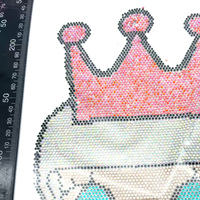 Motif en strass thermocollant personnalisable pour uniforme de pom-pom girl, motif de strass thermocollant, feuille de transfert thermique en strass pour bandes de nœuds
