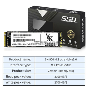 SSD แบบภายนอก M.2 PCIE NVMe 3x4 2280 รุ่นใหม่ล่าสุด ความจุ 128GB/256GB/512GB ความเร็วในการอ่านสูง 3400MB/s ความเร็วในการเขียน 3100MB/s สำหรับ PC Pcie Nvme 3.0 3*4 PC - Product Image 3
