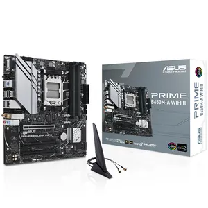 ASUS PRIME B650M-A WIFI II Support 2 x M.2 slots and 4 x SATA 6Gb/s ports with Ryzen 7000 series Desktop Processors