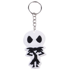 新品到货 2D 万圣节卡通登山扣 锌合金钥匙扣批发 PVC 橡胶 UV 印花 耐用环保定制 - Product Image 6