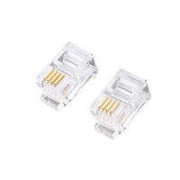 Connecteur RJ-9 4P4C RJ9 à 4 broches pour câble téléphonique RJ-11