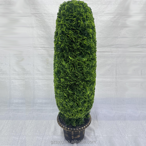 Offre Spéciale Artificielle Milan Herbe Arbre En Plastique Bonsaï Intérieur Extérieur Maison Jardin Décoration Simulation Evergreen Plante <span class=keywords><strong>Pot</strong></span> - Product Image 2