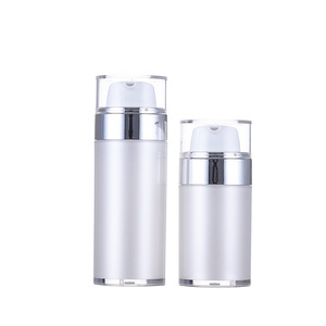 30ml <b>50ml</b> White Airless Lotion Pump <b>Bottle</b> Dual Chamber Cosmetic Container Personal Care Packaging - Product Image 6