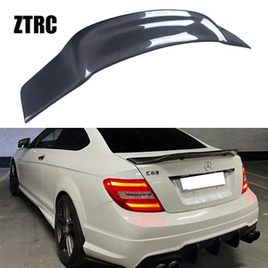 Aileron arrière en fibre de carbone style R pour C-Class W204 C204 Coupé 2 portes 2007-2014 - Product Image 1