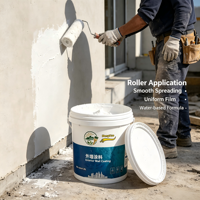 Peinture acrylique à base d'eau HengYue pour murs intérieurs et extérieurs, revêtement imperméable, isolation thermique, résistant aux intempéries