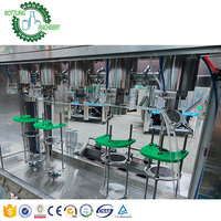 Machine semi-automatique 3 en 1 pour le lavage, le remplissage et le scellage de canettes de boissons gazeuses (cola, bière, vin mousseux) à pression équilibrée et à aération