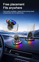 2026 15W Nouvelle Chargeur Sans Fil 360° °   Support de téléphone rotatif, chargeur de voiture sans fil coloré, support de charge rapide