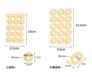 Patchs médicaux ODM/OEM pour l'élimination des cors et le soulagement de la douleur des callosités des pieds – Gypse médical en points - Product Image 4