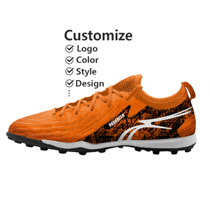 <span class=keywords><strong>Scarpe</strong></span> da <span class=keywords><strong>Calcio</strong></span> Personalizzabili in Pelle Sintetica PU per Esterni, Modello Low-Top da Uomo con <span class=keywords><strong>Tacchetti</strong></span> in TPU per Tutte le Stagioni - Product Image 1