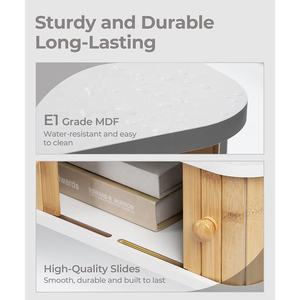 Table de chevet flottante maison meubles de chambre à coucher <span class=keywords><strong>lit</strong></span> en bois tenture latérale murale table de nuit Tables de chevet - Product Image 5