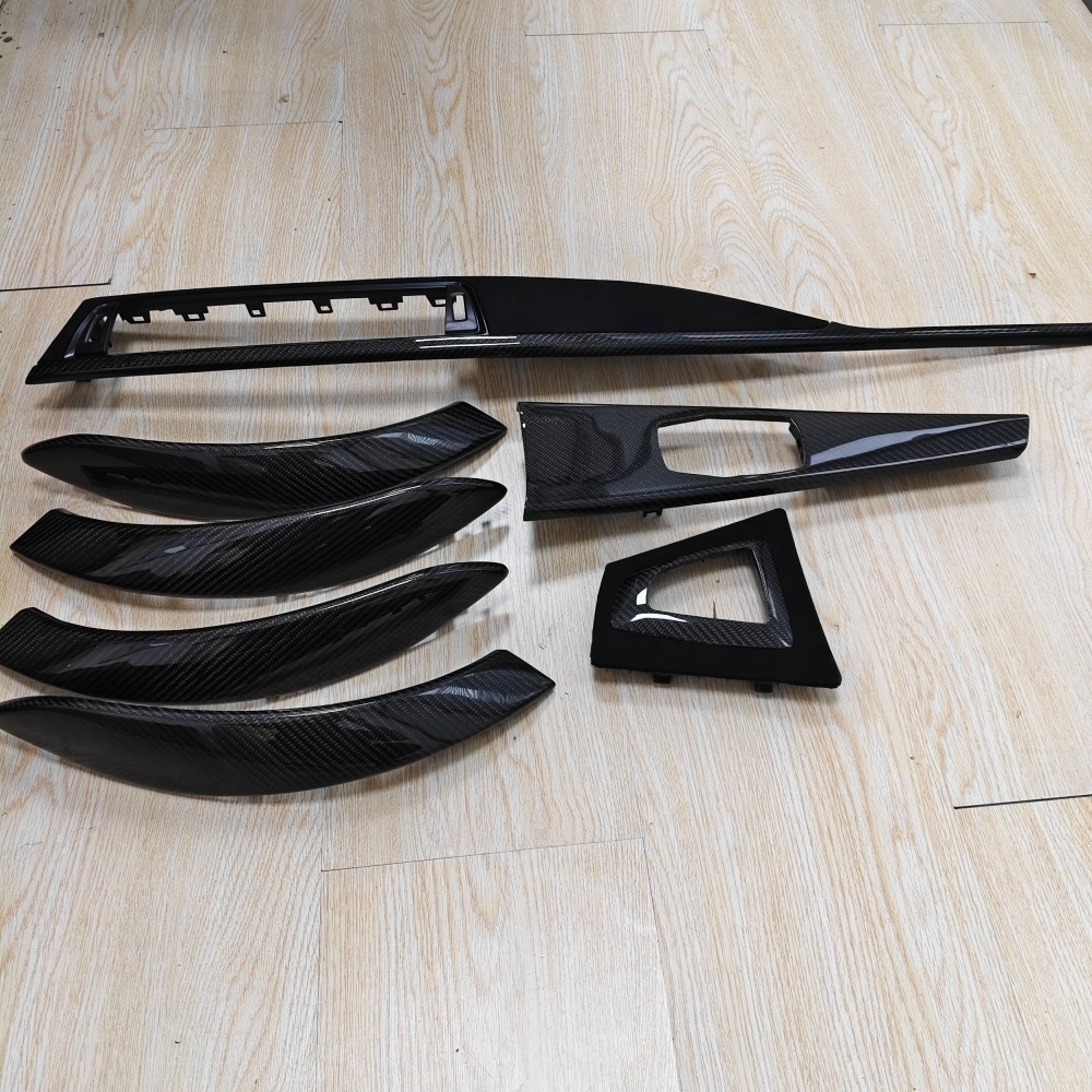 10pcs LHD Carbon Fiber Interior Decorative Kit Trim Panel (BMW Fitment), photo 4