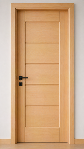 Puerta de Madera de Agathis de Alta Calidad, Puerta Interior Sólida de Madera, Fabricante de Puertas de Madera - Product Image 2