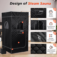 Sauna à vapeur chaude et humide pliable de haute qualité pour usage intérieur, idéal pour la relaxation musculaire et l'entraînement privé.
