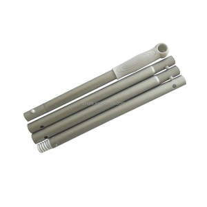 Qingle 4 sections en aluminium vadrouille poignée extension tiges télescopiques <span class=keywords><strong>balai</strong></span> poignée pôle avec Amérique fil fendu pôle pour <span class=keywords><strong>Amazon</strong></span> - Product Image 1