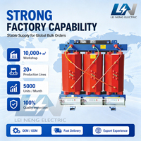 Transformateur sec triphasé SCB11 1250 kVA, bobine 100 % cuivre, 11 kV 415 V, classe F, pour usine textile au Maroc, connexion d'alimentation fiable