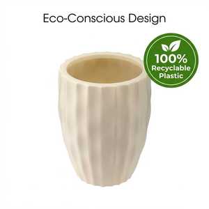 <span class=keywords><strong>Vaso</strong></span> per Piante <span class=keywords><strong>da</strong></span> Interno ed Esterno in Plastica Riciclabile, Grande Formato per Casa e Giardino, per Piante <span class=keywords><strong>Sempreverdi</strong></span> e <span class=keywords><strong>Fiori</strong></span>, 30cm 40cm 50cm - Product Image 1