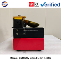 Appareil manuel de détermination du seuil de liquidité du sol par disque (Casagrande) conforme ASTM, portable, en laiton et plastique, SKLY, garantie 1 an