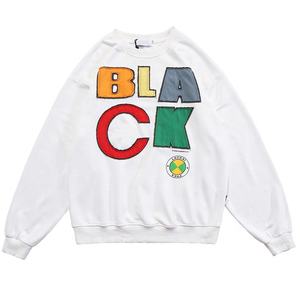 Felpa lavata <span class=keywords><strong>Vintage</strong></span> con toppa da uomo personalizzata Unisex <span class=keywords><strong>oversize</strong></span> <span class=keywords><strong>Vintage</strong></span> Wash felpa - Product Image 3