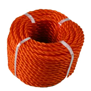 Wholesale Customized Size 3/4/8 Strands Greenhouse Agricultural Baling Braided Rope Twisted Polyethylene PE Rope
