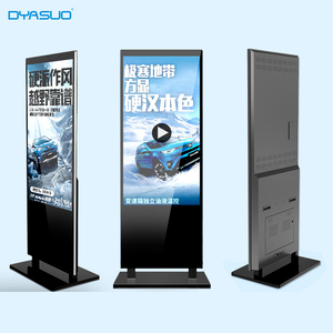 Display pubblicitario touch screen per lettore video digitale lcd 4K per scaffali del supermercato con fotocamera