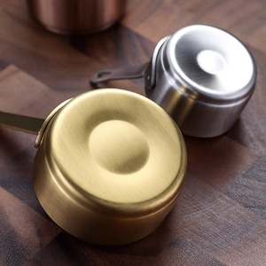 Tazón para Salsas de Acero Inoxidable 304 con Asa, Color Dorado, para Bistec y Comida Occidental - Product Image 3