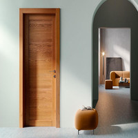 Portes intérieures en bois massif personnalisées, portes de chambre contemporaines pour des solutions d'intérieur modernes