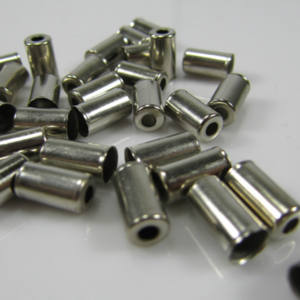 ฝาครอบสายเบรกคิวโปรนิกเกิลสำหรับระบบเบรกจักรยาน ฝาปิดปลายท่อขนาดเล็ก เหมาะสำหรับจักรยานเสือภูเขา อะไหล่เปลี่ยนสายเบรก - Product Image 1