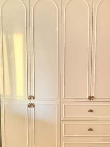 Discount French Rustic <b>Wardrobe</b> with Distressed Pastel Finish - Product Image 4