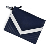 Mini pochette à clip personnalisée pour sac de rangement d'accessoires de golf IVA-C-G142 paquet cadeau de golfeur en cuir PU