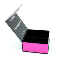 Cajas de Regalo Magnéticas Negras de Lujo con Cierre Magnético, Logotipo Personalizado, Empaque Rígido al por Mayor