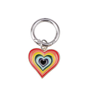 Rainbow Heart-Shaped Metal <b>Shoe</b> Charm For Martin Boots Unisex Fashion <b>Accessory</b> Zinc Alloy Resin Pendant Gift - Product Image 5