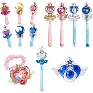 RICHSHINING - Juguete Luminoso al por Mayor para Niños, Cetro de <span class=keywords><strong>Reina</strong></span> con Música, Varita de Princesa LED con Forma de Corazón y Luna para Regalo Exquisito en Días Festivos - Product Image 3