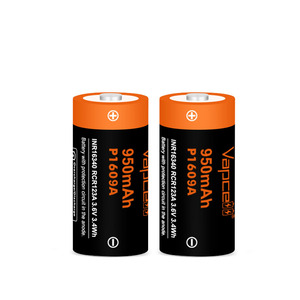 <span class=keywords><strong>Batterie</strong></span> rechargeable au lithium Vapcell 16340 P1609a 950mAh INR16340 haute capacité protégée bouton supérieur <span class=keywords><strong>RCR123A</strong></span> 3.7v - Product Image 4