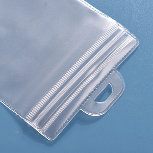 Özel Logo şeffaf PVC plastik deri saat kayışı ambalaj çanta <span class=keywords><strong>2</strong></span> parça için lastik saat kayışı depolama kutuları zarf çanta - Product Image 2