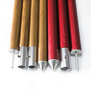 وصلة قابلة للطي بأكسيد مخصصة من الألومنيوم ، أنبوب خيمة تخييم محمول في الهواء الطلق ، أنبوب تلسكوبي - Product Image 1