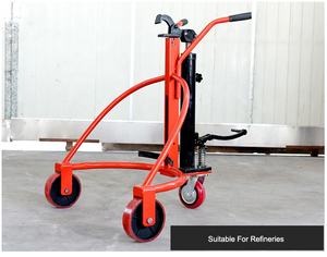Высококачественный Переносной Ручной Гидравлический масляный барабан, тележка для железных и пластиковых барабанов - Product Image 5