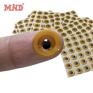 NFC Thẻ Vòng 10Mm Lập Trình RFID Dán Không Thấm Nước Linh Hoạt <span class=keywords><strong>Mini</strong></span> Fpc NFC Chip Nhãn Cho Điện Thoại Wearables Tự Động Hóa - Product Image 1