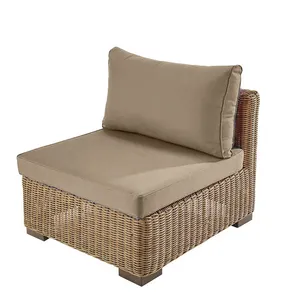 Ottoman high back cushion for outdoor seating patio furniture waterproof bench sofa chair memory foam cushion clearance
