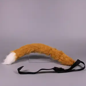 Faux Fur Fox Tail Halloween Party Cosplay Accesorios para disfraces