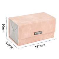 Vente d'usine plusieurs 5 emplacements étui mode PU multicouche Triangle 4 lunettes de soleil pliantes boîtes de rangement sac pochette avec cintre